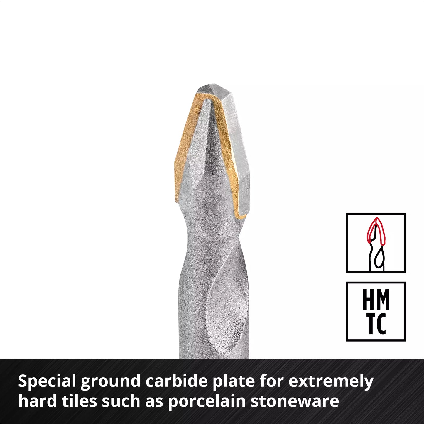 Set de broques per a gres porcel·lànic de 4pcs XS-CASE Einhell 49051404
