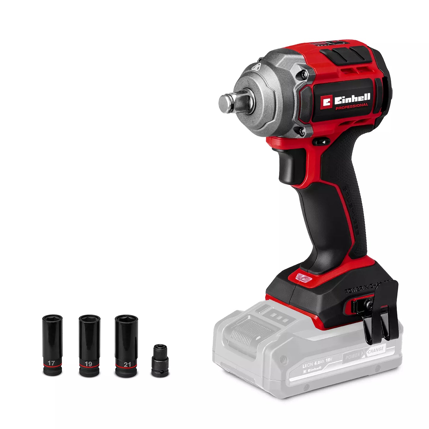 Clau d'impacte de 18V 350Nm Einhell TP-CW 18/350-C Li BL - Solo