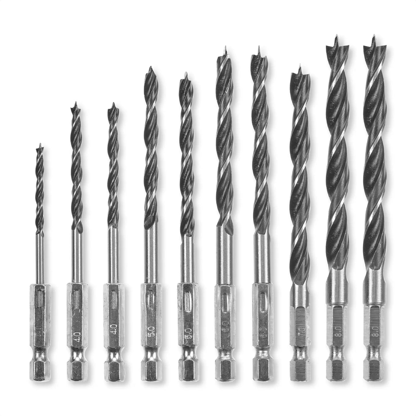 Joc de broques per a fusta S-CASE LS de 10pcs Einhell 49108733