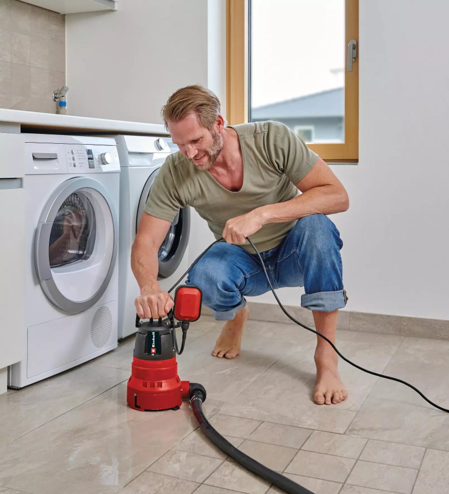 Bomba d’aigües brutes 700W 16.000L/h GC-DP 7035 LL Einhell