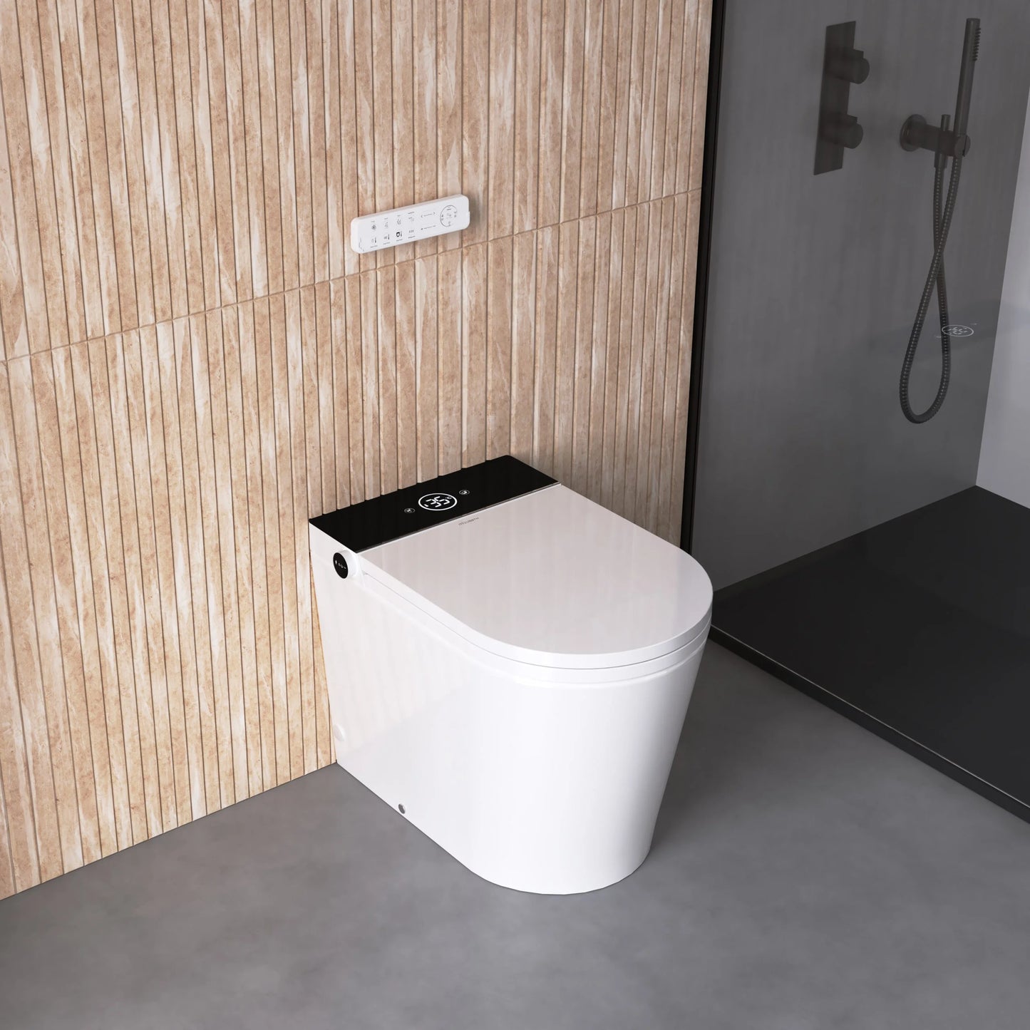Inodor japonès amb Smart Cleaning Mizubath Rada de terra