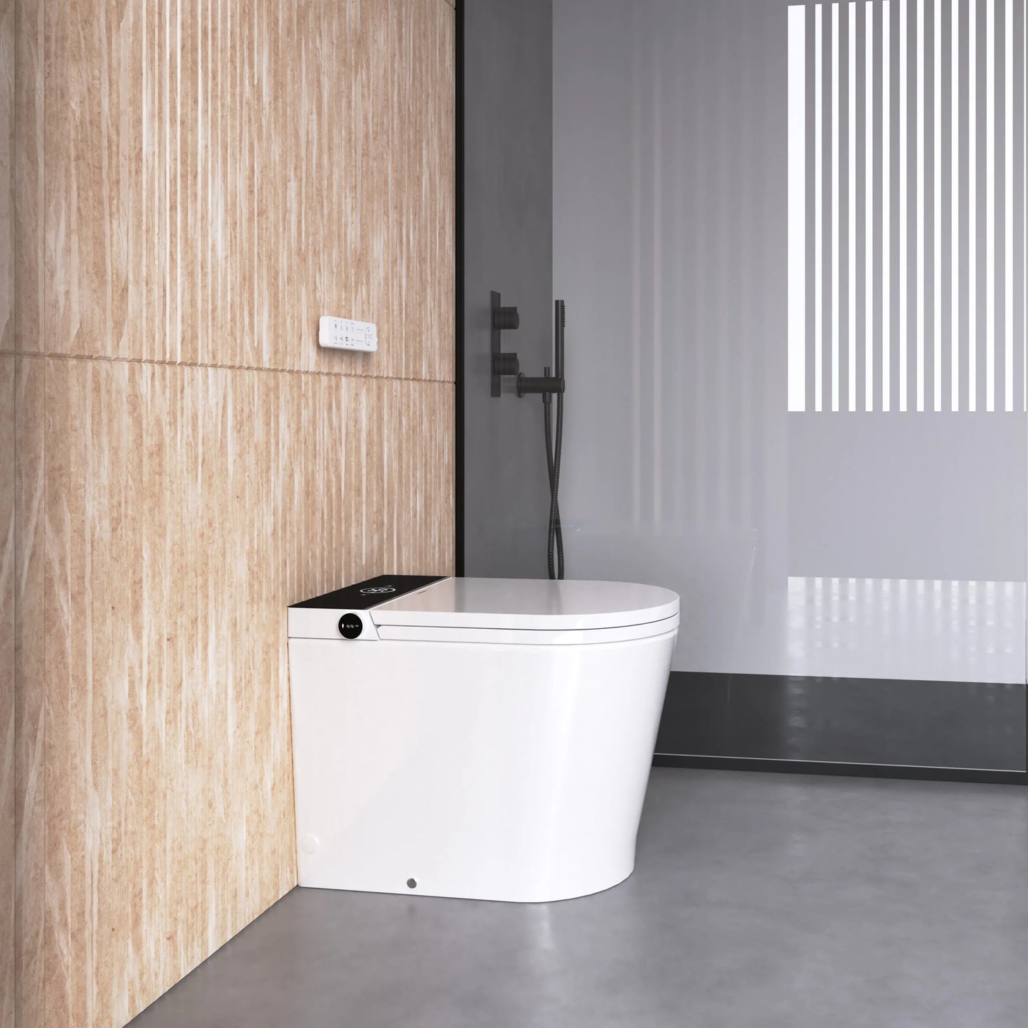Inodor japonès amb Smart Cleaning Mizubath Rada de terra