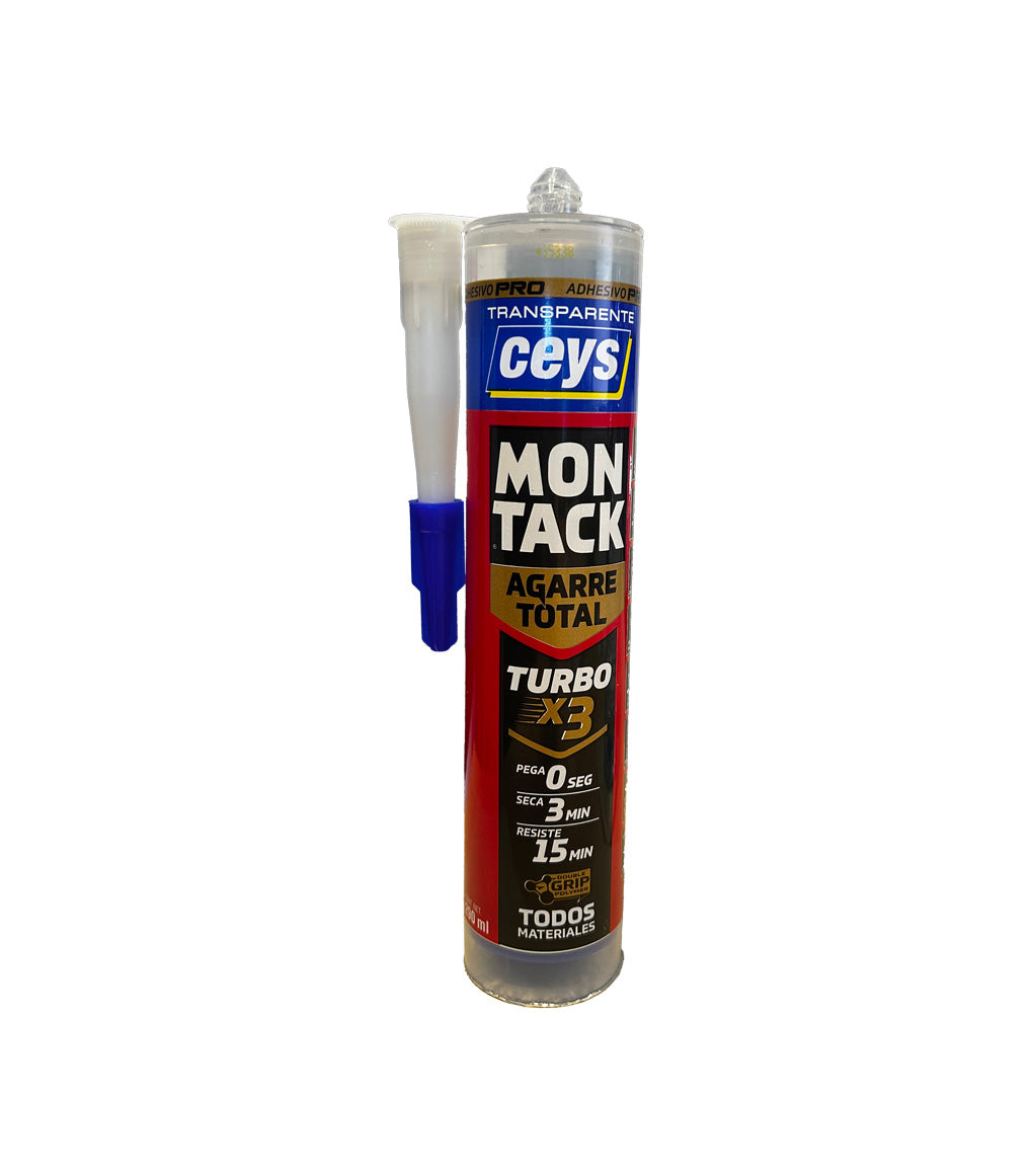 Cartutx d'adhesiu de muntatge Agarre Total Turbo Pro Montack Ceys 290ml