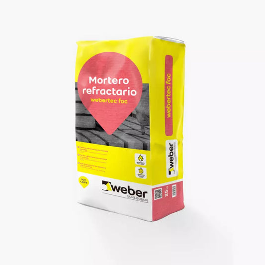 Sac de morter refractari Tec Foc 25kg Weber