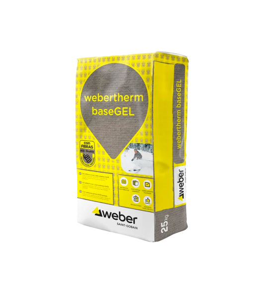 Gel adhesiu regularitzador 2 en 1 per a sistemes SATE Webertherm BASEGEL