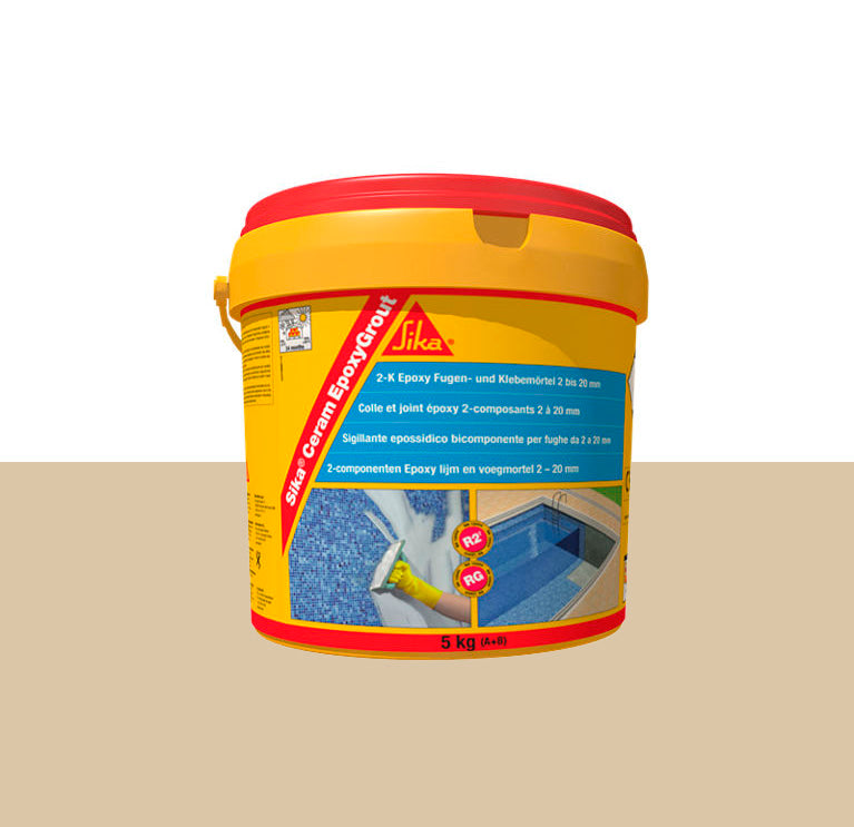 Beurada epoxi bicomponent per a juntes de 2 a 20mm, 5kg SikaCeram EpoxyGrout