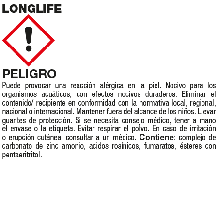 Garrafa de cera protectora amb efecte brillantor, 1 L Fila LONGLIFE