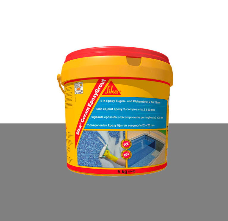 Beurada epoxi bicomponent per a juntes de 2 a 20mm, 5kg SikaCeram EpoxyGrout