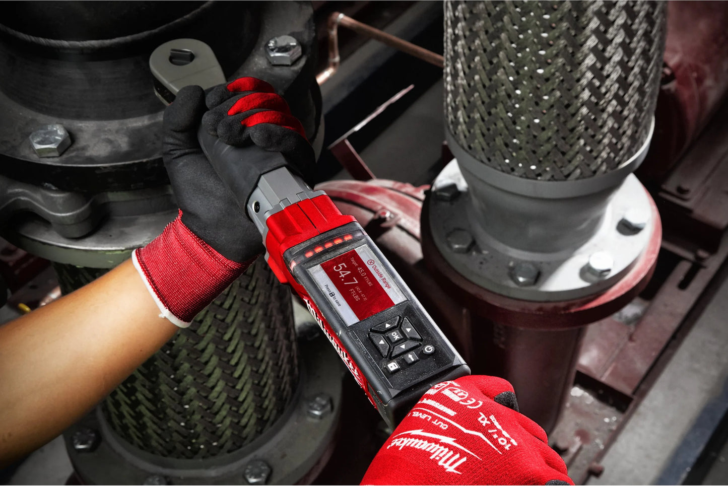 Clau de carraca dinamomètrica M12 Fuel One-Key d’1/2" amb bateria + carregador + maletí Milwaukee M12 ONEFTR12-201C