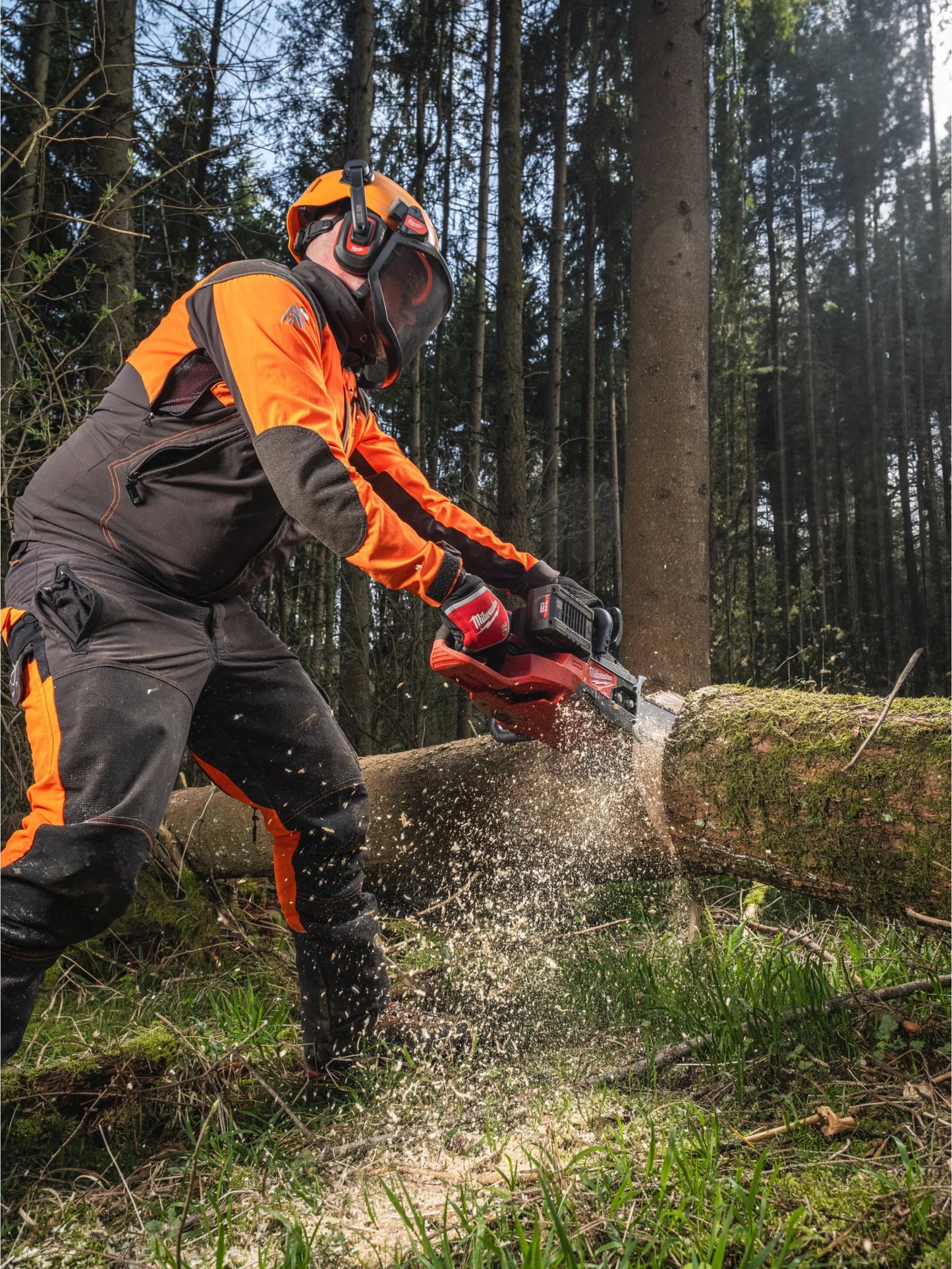 Motoserra de doble bateria de 50 cm Milwaukee M18F2CHS50-802