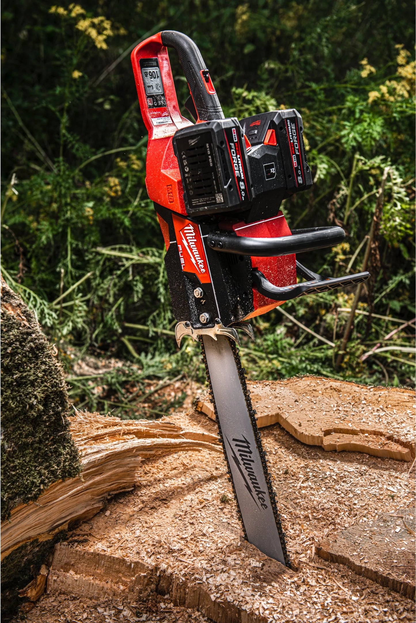Motoserra de doble bateria de 50 cm Milwaukee M18F2CHS50-802