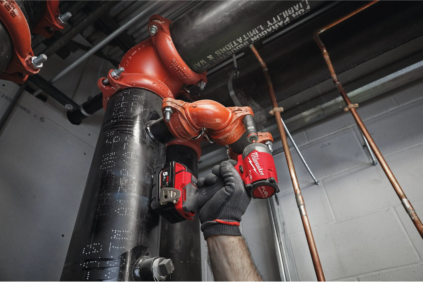 Tornavís d’impacte M18 Fuel de ¼″ hexagonal + 2 bateries de 5 Ah + carregador + maletí Milwaukee M18 FID3-502X