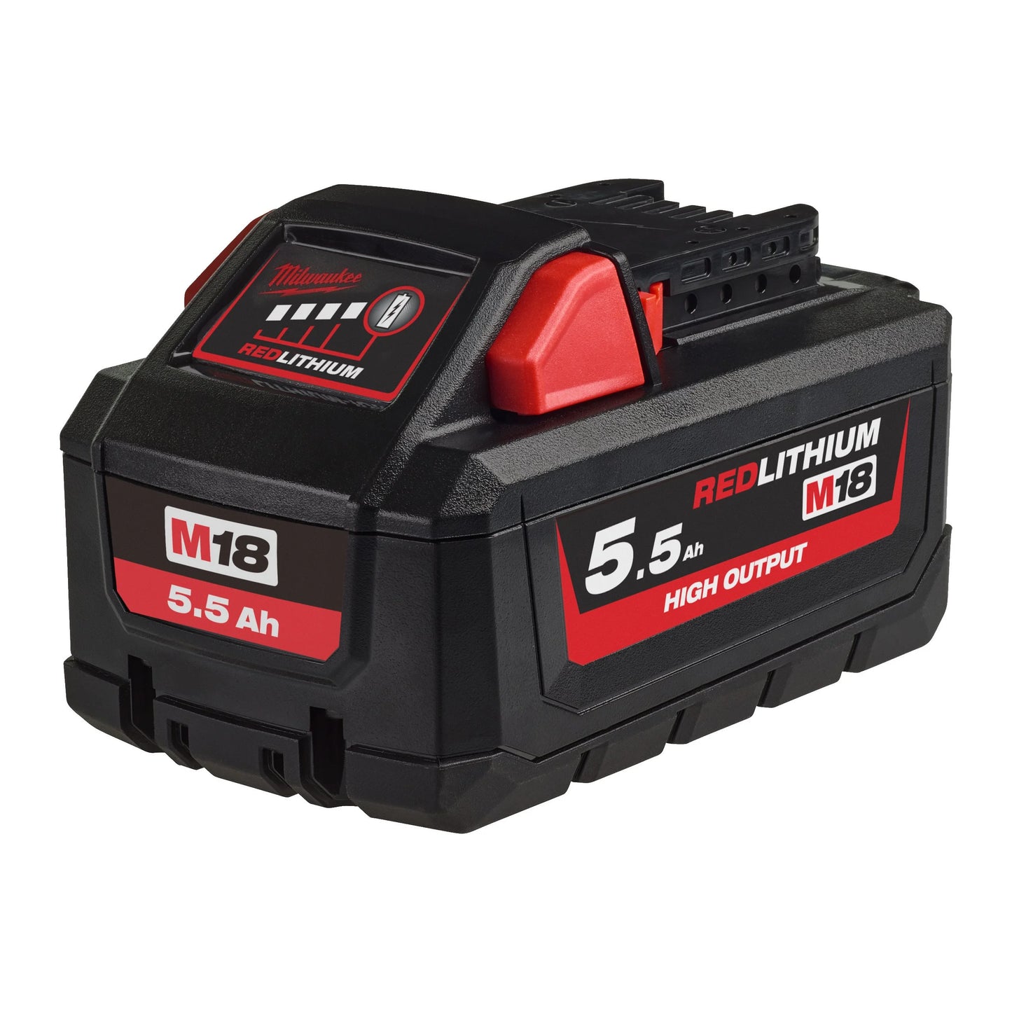 Martell combinat SDS-Plus de 26mm amb Fixtec, 2,5J + 2 bateries de 5.5Ah + carregador + maletí Milwaukee M18 FHX-552X