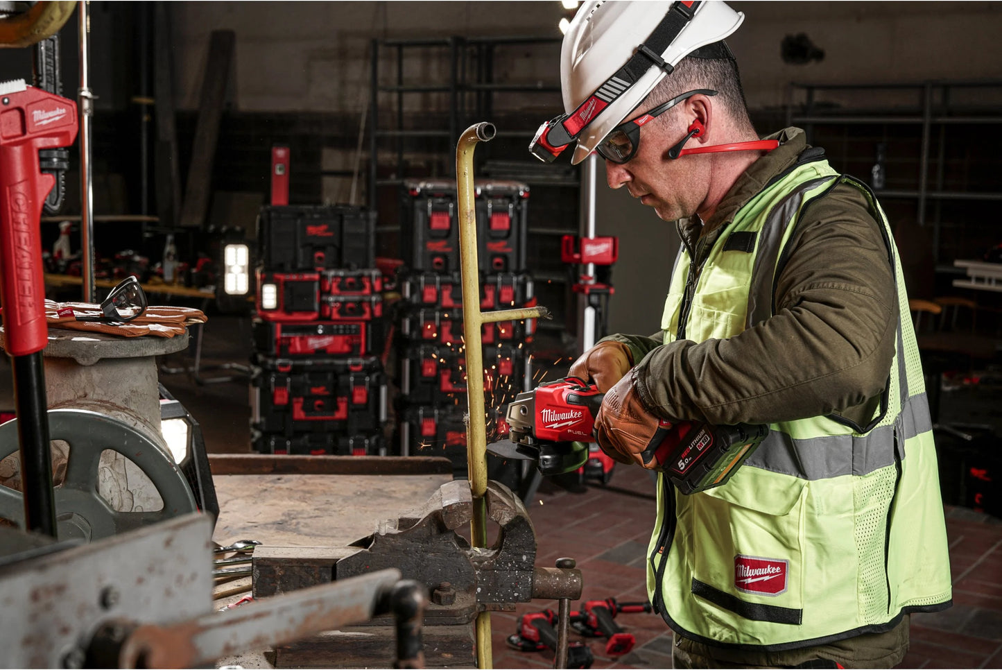 Esmoladora angular M18 de 125mm Fuel ONE-KEY amb maletí Milwaukee M18 ONEFSAG125XB-0X