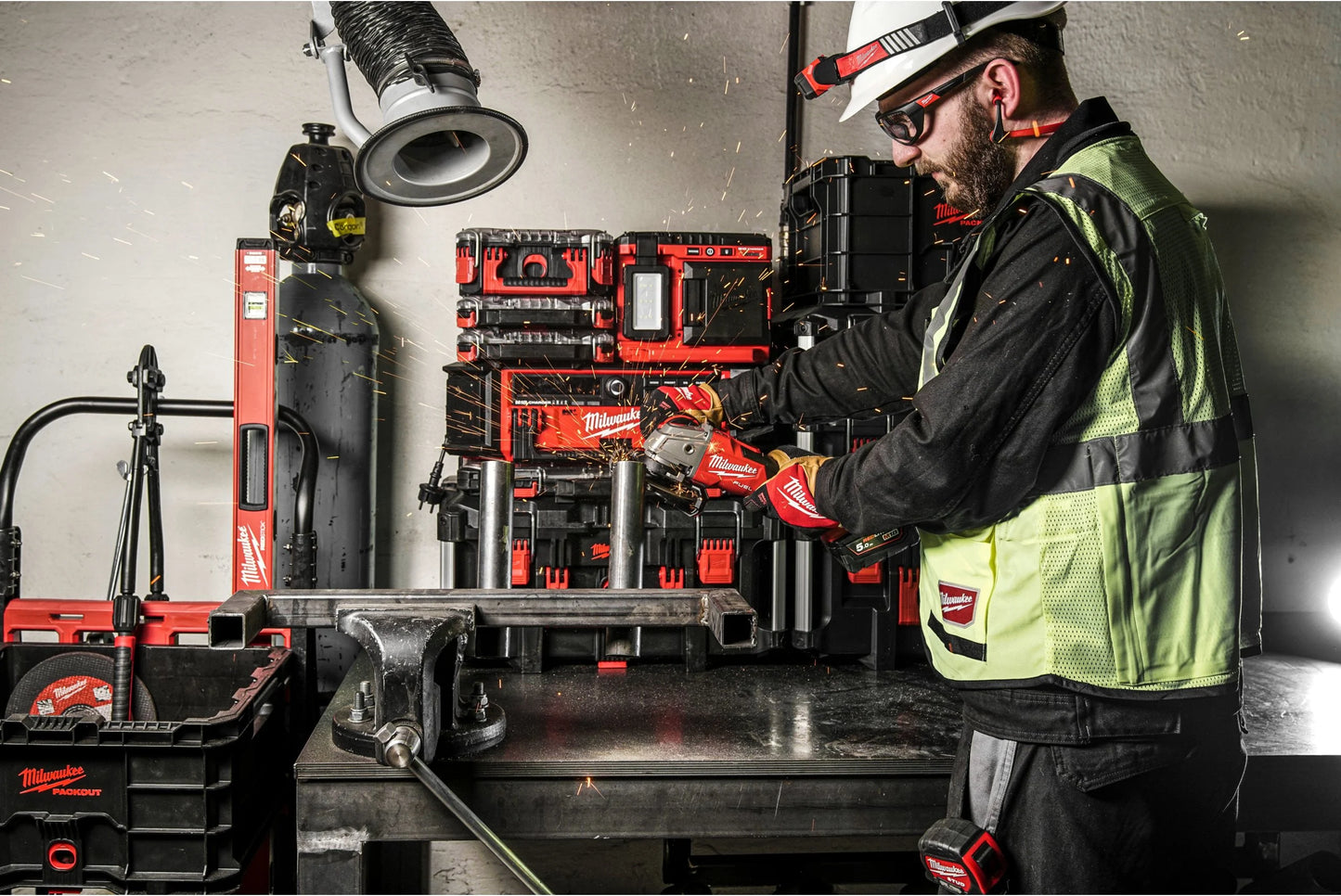Esmoladora angular M18 de 125mm Fuel ONE-KEY amb maletí Milwaukee M18 ONEFSAG125XB-0X