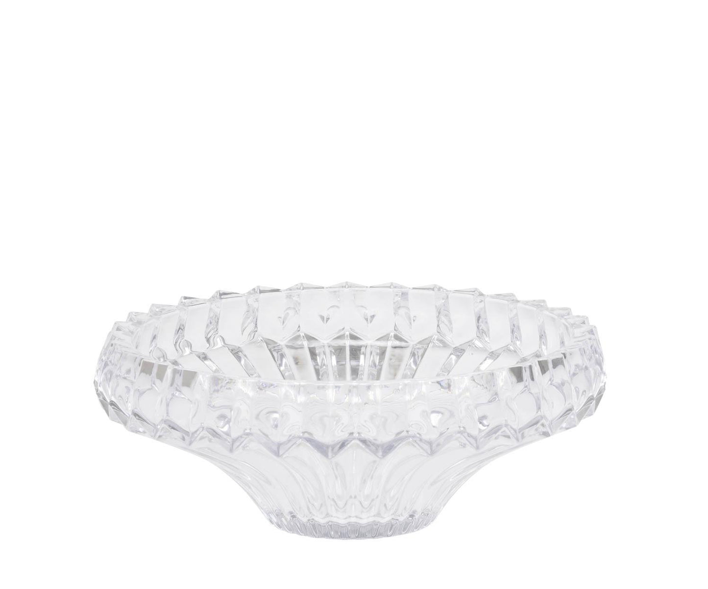 Fruiter clàssic de vidre tallat Ø31x12cm Andrea House