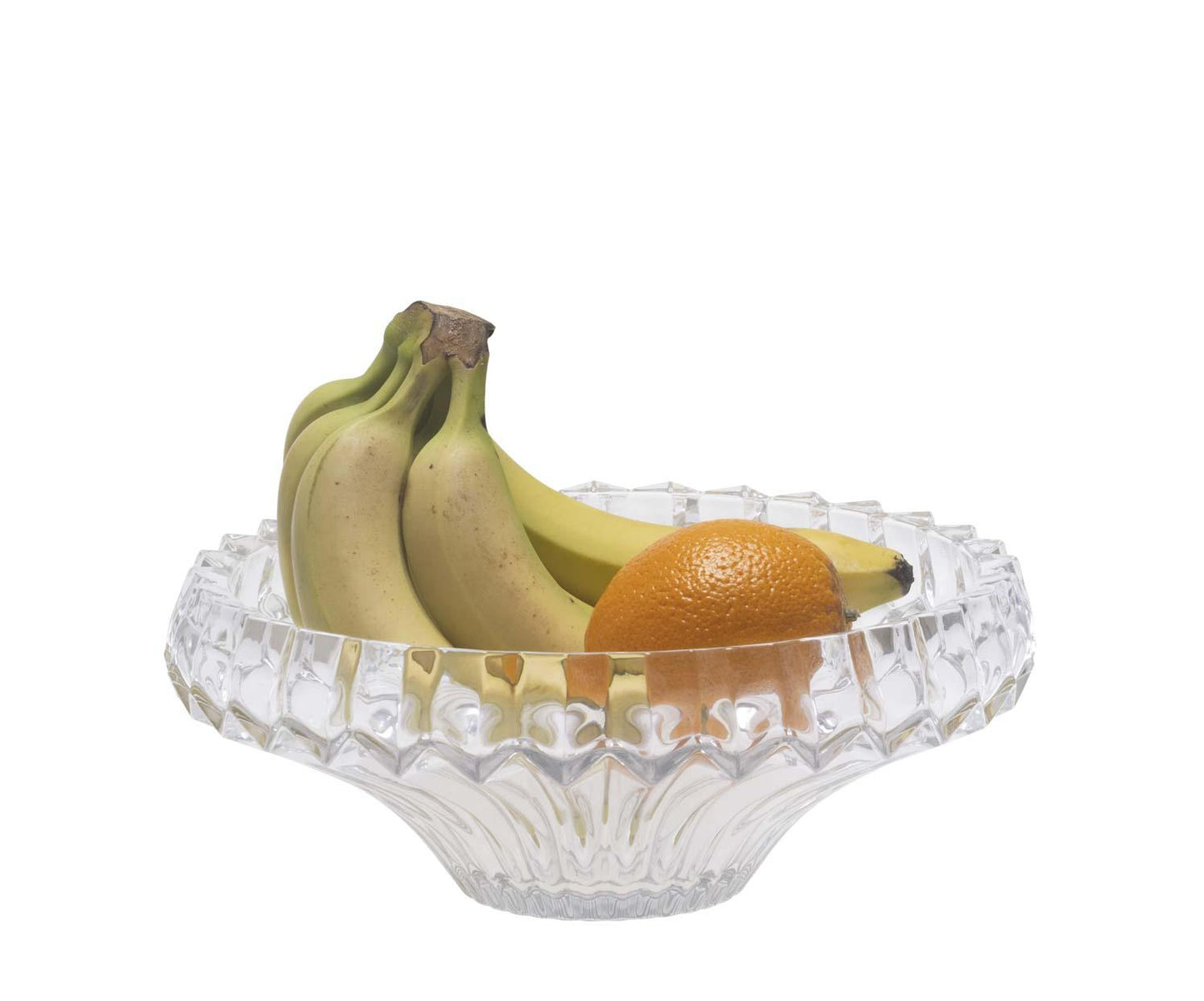 Fruiter clàssic de vidre tallat Ø31x12cm Andrea House