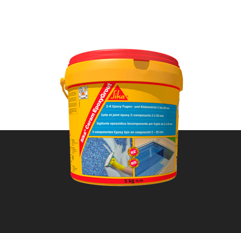 Beurada epoxi bicomponent per a juntes de 2 a 20mm, 5kg SikaCeram EpoxyGrout