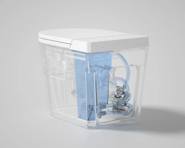 Inodor japonès amb Smart Cleaning Mizubath Rada de terra