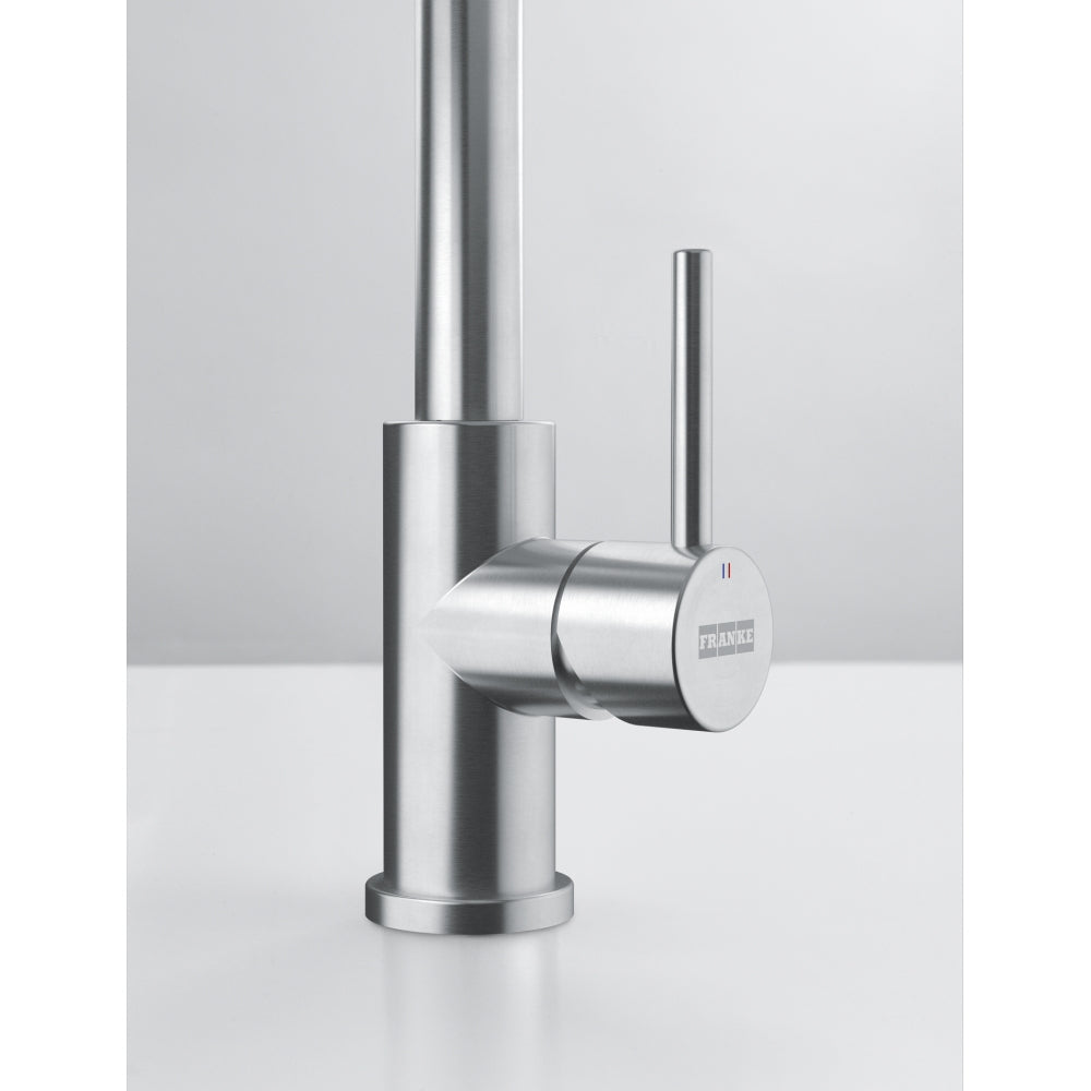 Aixeta de cuina Glenda Swivel d’acer inoxidable Franke 115.0706.985