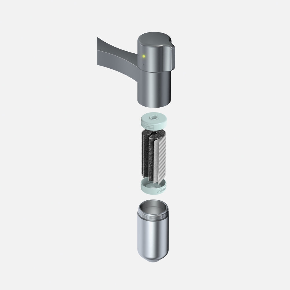 Aixeta de cuina Vital amb aigua filtrada negre mat Franke 120.0621.311