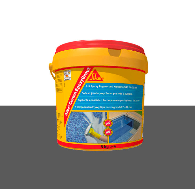 Beurada epoxi bicomponent per a juntes de 2 a 20mm, 5kg SikaCeram EpoxyGrout