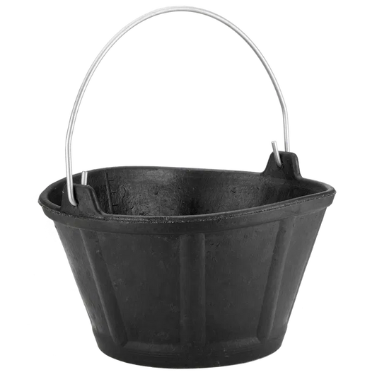 Galleda de cautxú italiana de 10L amb nansa metàl·lica Bellota BKC10BM
