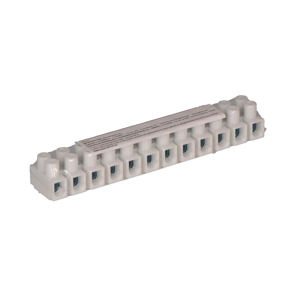 Regleta de connexió de 12 connectors homologada EDM