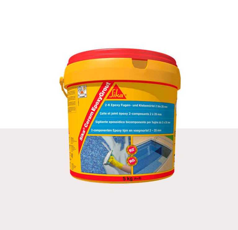 Beurada epoxi bicomponent per a juntes de 2 a 20mm, 5kg SikaCeram EpoxyGrout