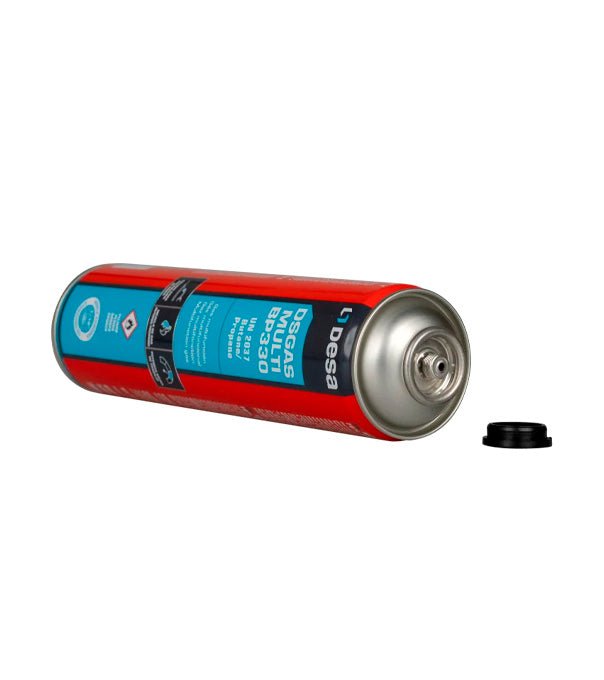 Bombona de gas butà/propà amb rosca 7/16" Desa 330gr DSGAS - MULTI BP330