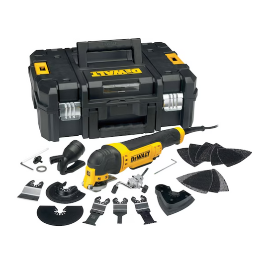 Multieina oscil·lant de 300W Dewalt + 25 accessoris DWE315KT-QS