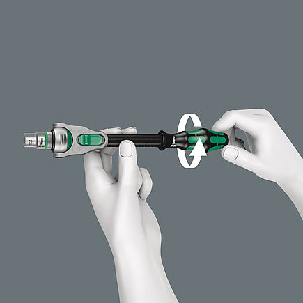 Carraca Zyklop Speed amb quadrat d’1/4" Wera 8000 A