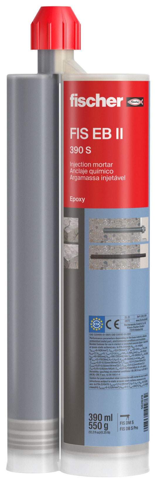 Tac químic Fischer FIS EB II 390 S 390 ml