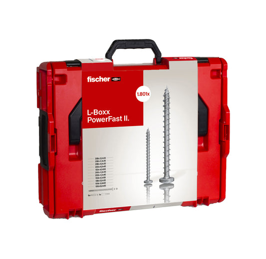 Kit PowerFast II L-BOXX 102 PH 1.800 cargols + Set ProfiBit de 10 unitats Fischer