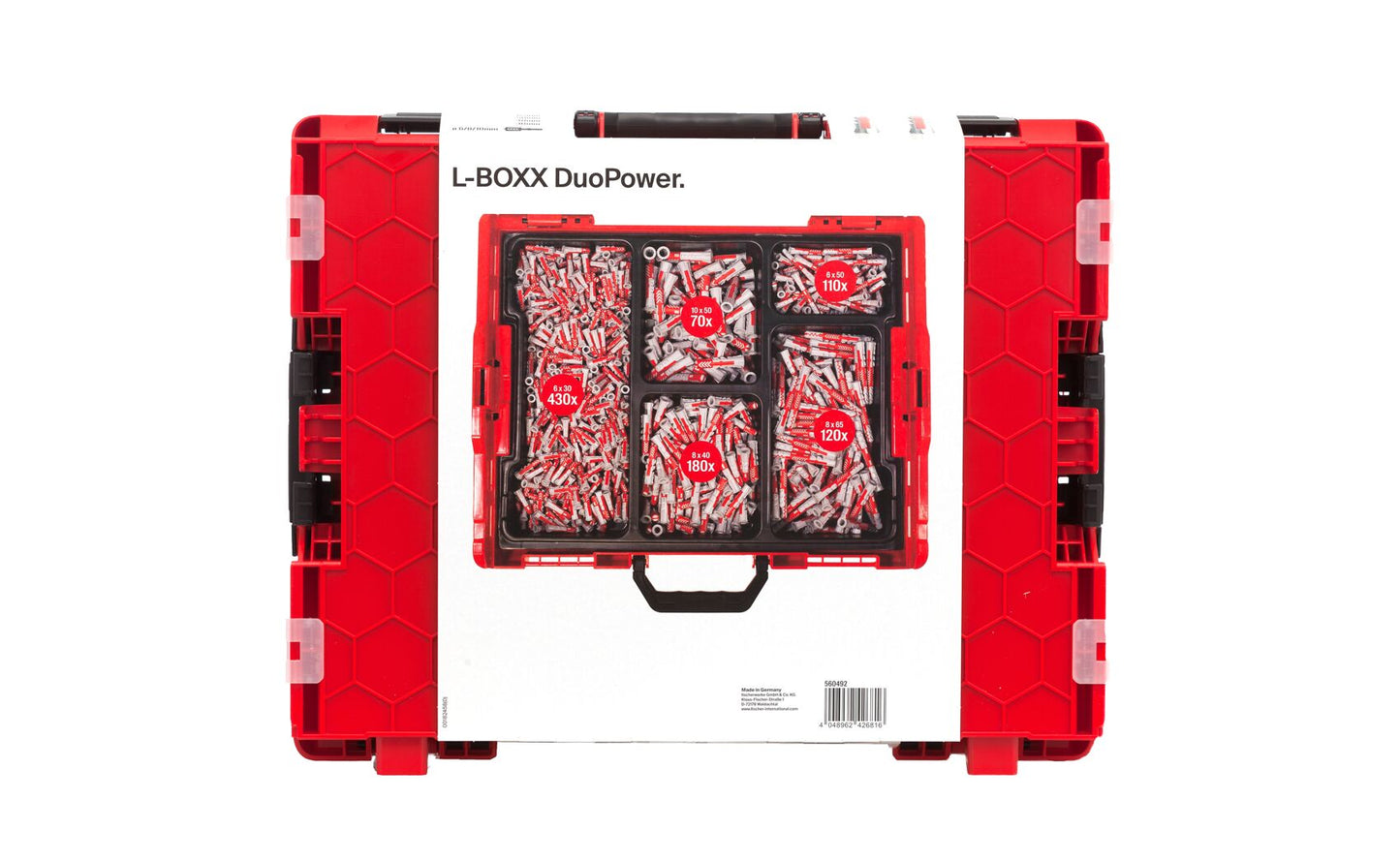 L-BOXX Surtit de tacs DuoPower 910 unitats Fischer