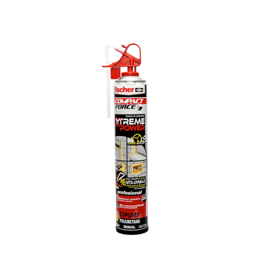 Escuma de poliuretà d’alt rendiment Xtreme Power de 750 ml, manual Fischer