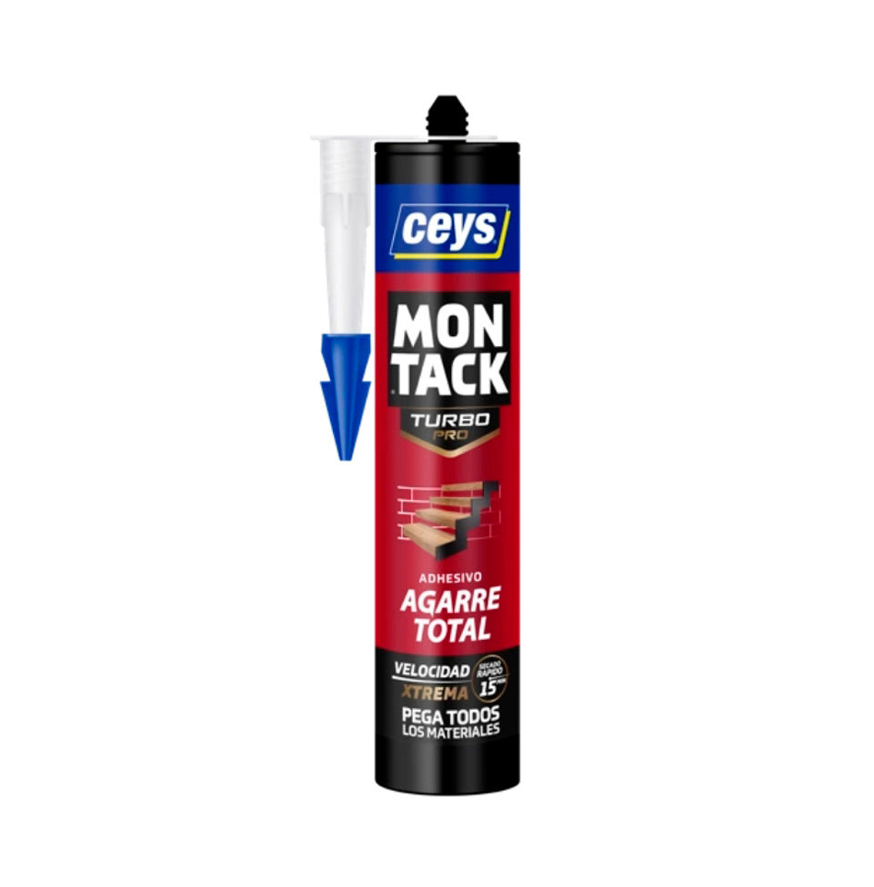 Cartutx d'adhesiu de muntatge Agarre Total Turbo Pro Montack Ceys 290ml
