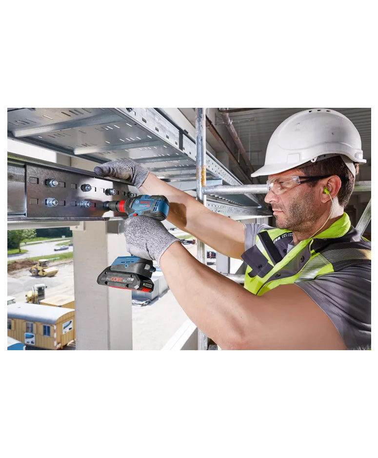 Tornavís d’impacte 18 V 200 Nm + 2 bateries de 4 Ah + carregador + maletí Bosch GDX 18V-200