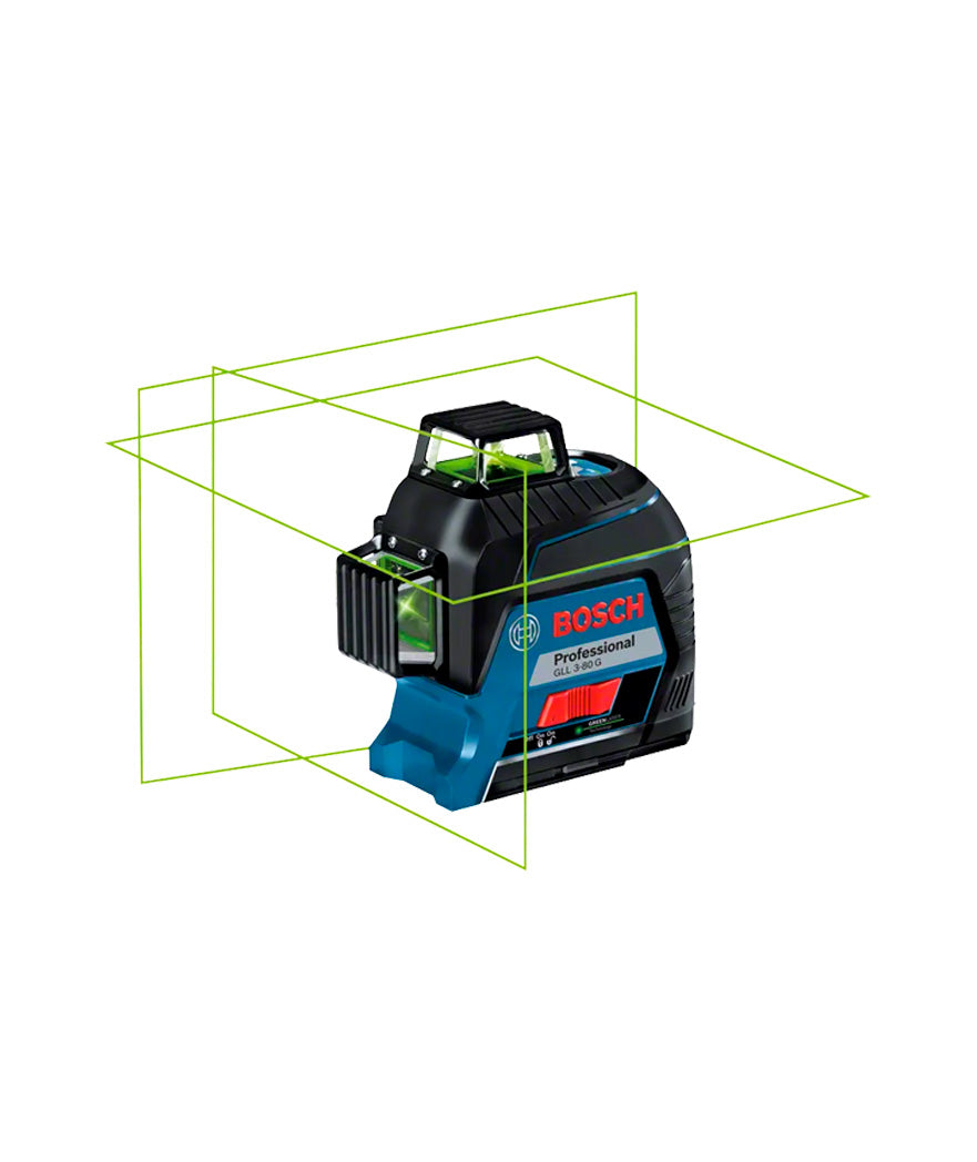 Nivell làser de 3 línies a 360º verdes Bosch GLL 3-80 G