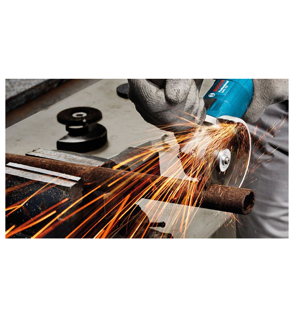 Miniamoladora angular 710 W 115 mm Bosch GWS 700