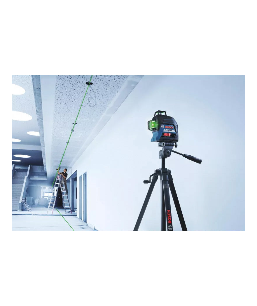 Nivell làser de 3 línies a 360º verdes Bosch GLL 3-80 G