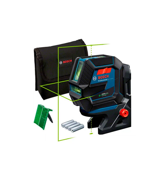 Nivell làser de dues línies verdes 10 m Bosch GCL 2-50 G