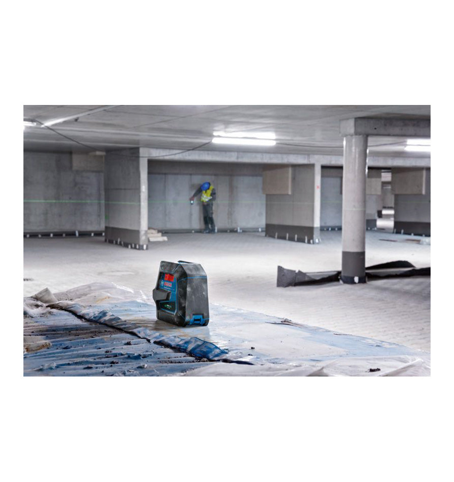 Nivell làser de dues línies verdes 10 m Bosch GCL 2-50 G
