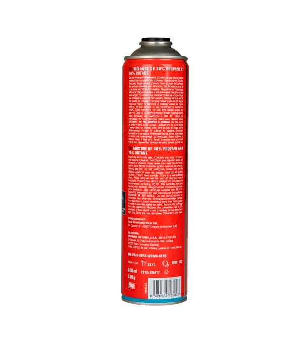 Bombona de gas butà/propà amb rosca 7/16" Desa 330gr DSGAS - MULTI BP330