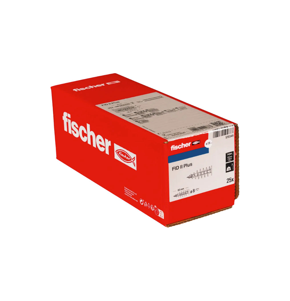 Caixa 25 u. Tacs aïllants FID II Plus Fischer