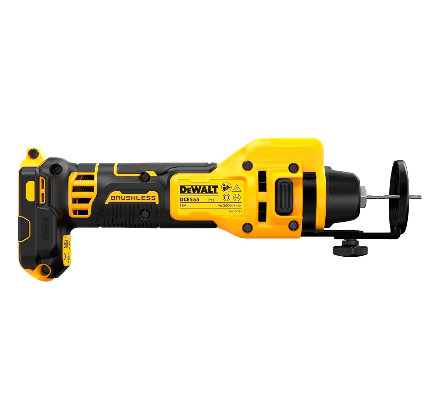 Serra per tallar guix Dewalt DCE555N-XJ 18V XR