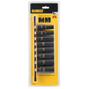 Set Vasos de Impacto 1/2" 8 Piezas DeWalt DWMT86090-0 - Detalle del producto