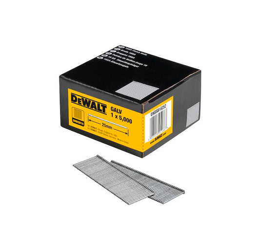 Caixa Claus galvanitzats 1.6x25mm 5000uds Dewalt DNBSB1625Z