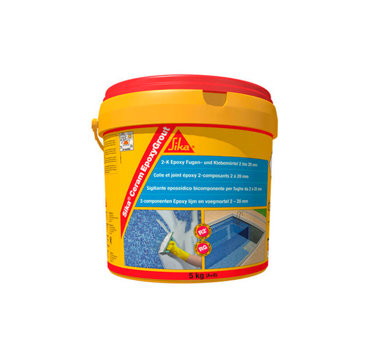 Beurada epoxi bicomponent per a juntes de 2 a 20mm, 5kg SikaCeram EpoxyGrout