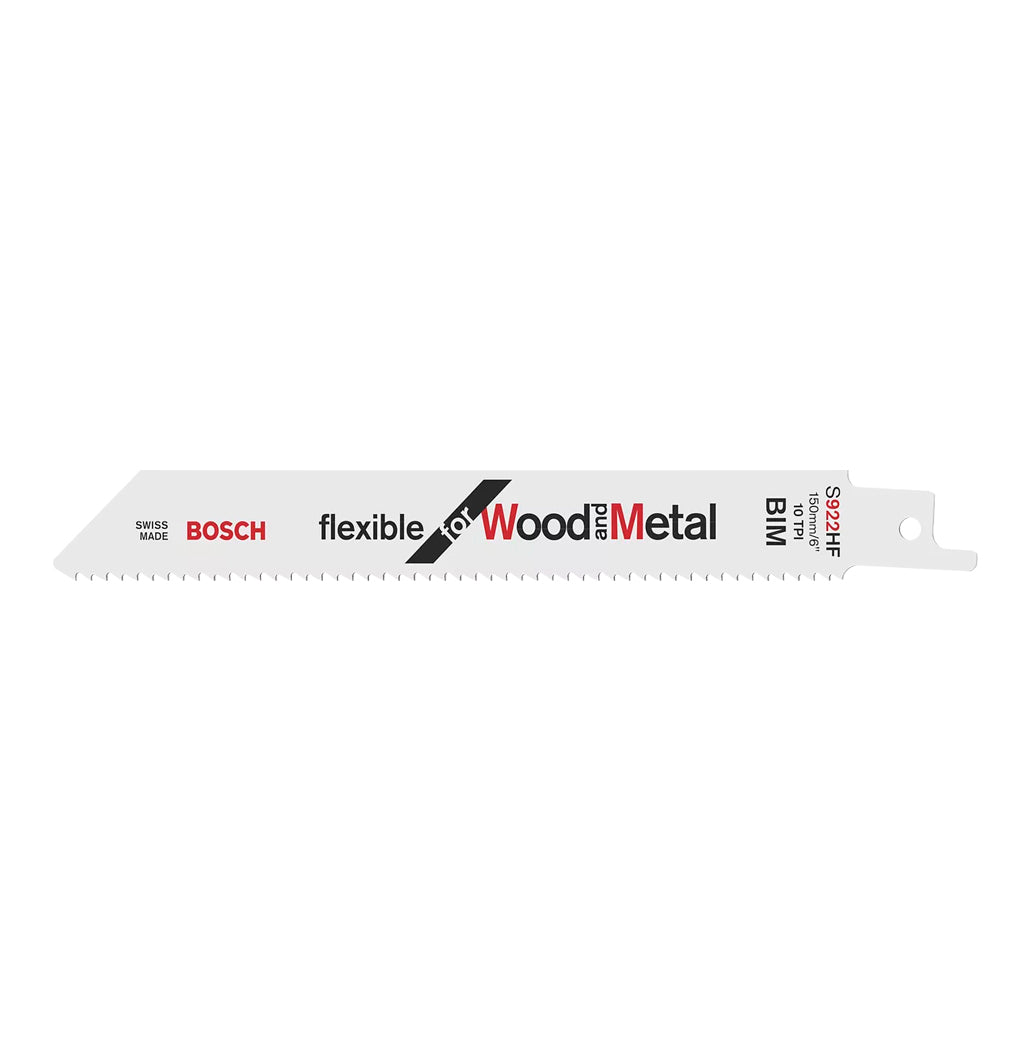 Fulla de serra de sabre flexible 150mm S 922 HF 2uds Bosch